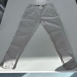 Nike performance joggers, small, cream colored